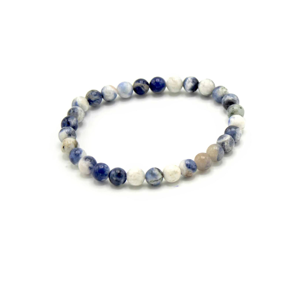 Sodalite Gemstone Manifestation Bracelet for Truth and Clarity