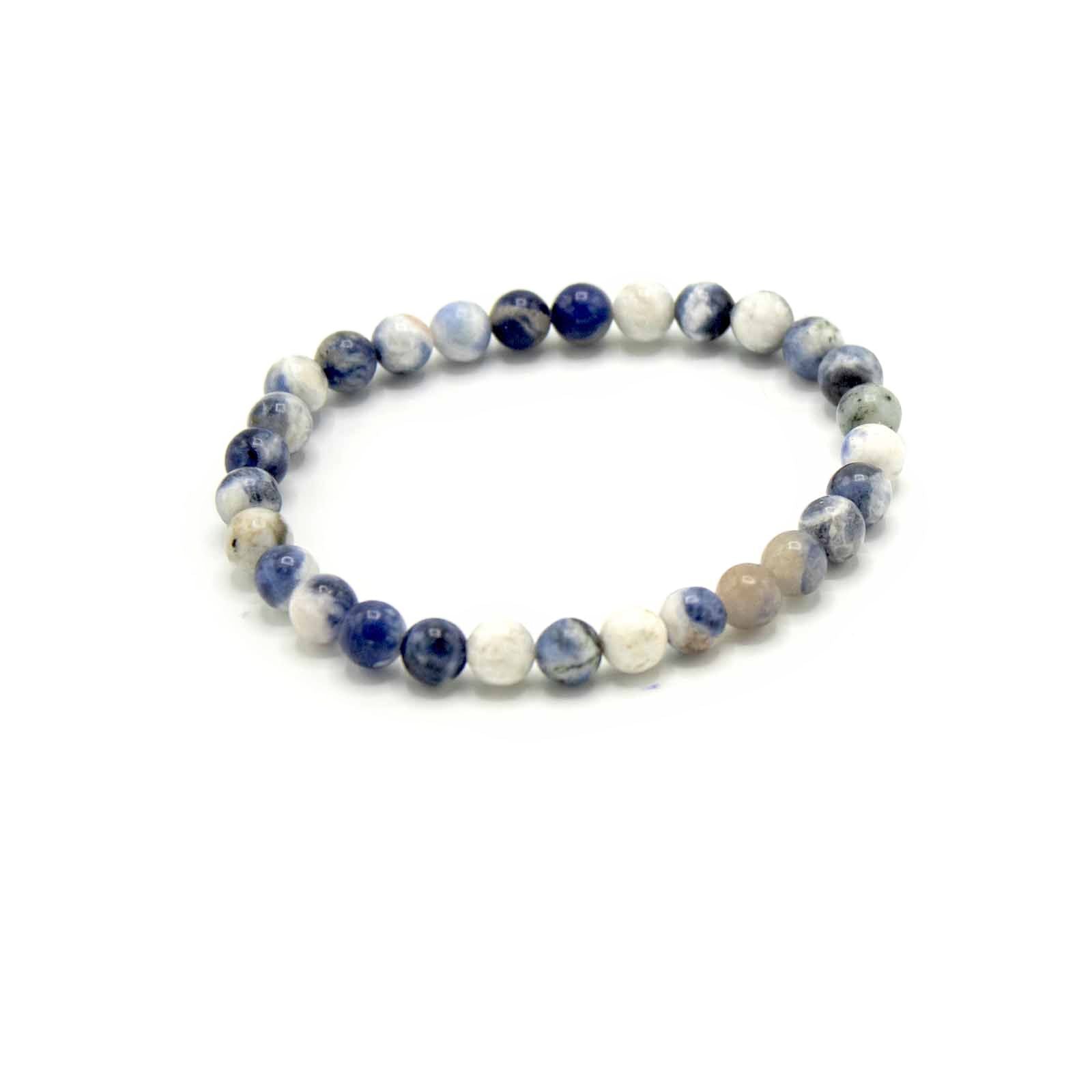 Sodalite Gemstone Manifestation Bracelet for Truth and Clarity