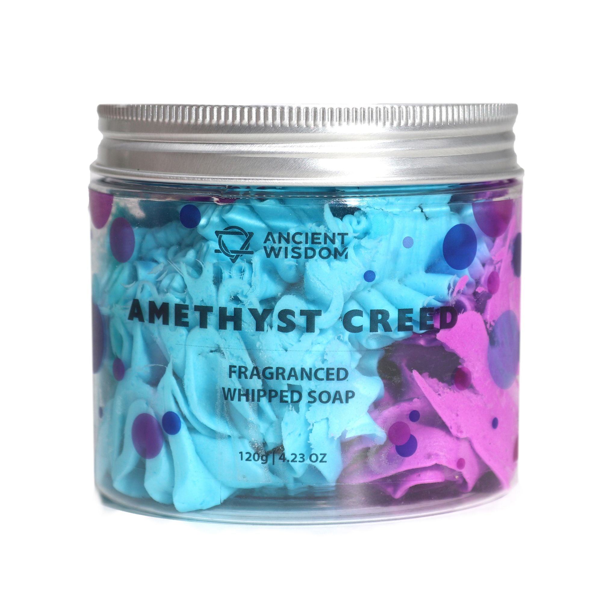 Amethyst Creed Whipped Soap 120g with Bold Masculine Fragrance