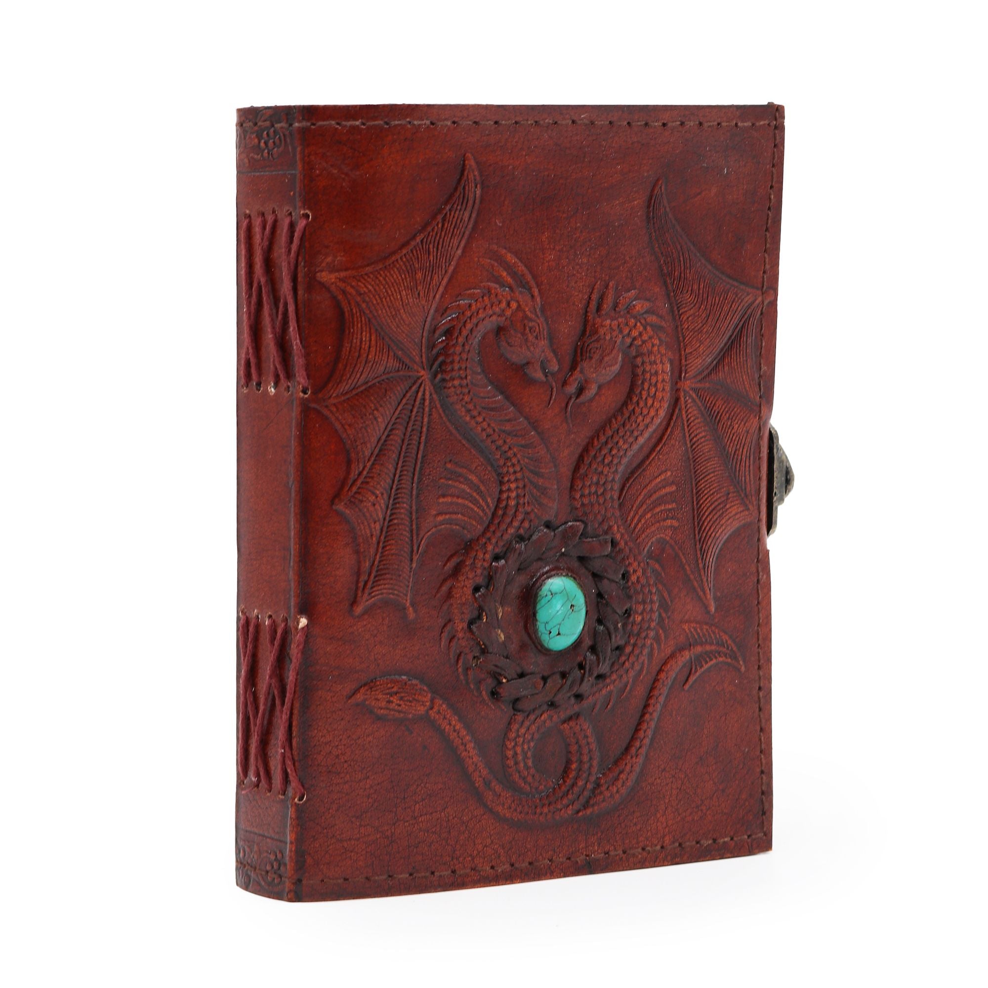 Two Dragons Esoteric Notebook in Antique Grey with 200 Pages