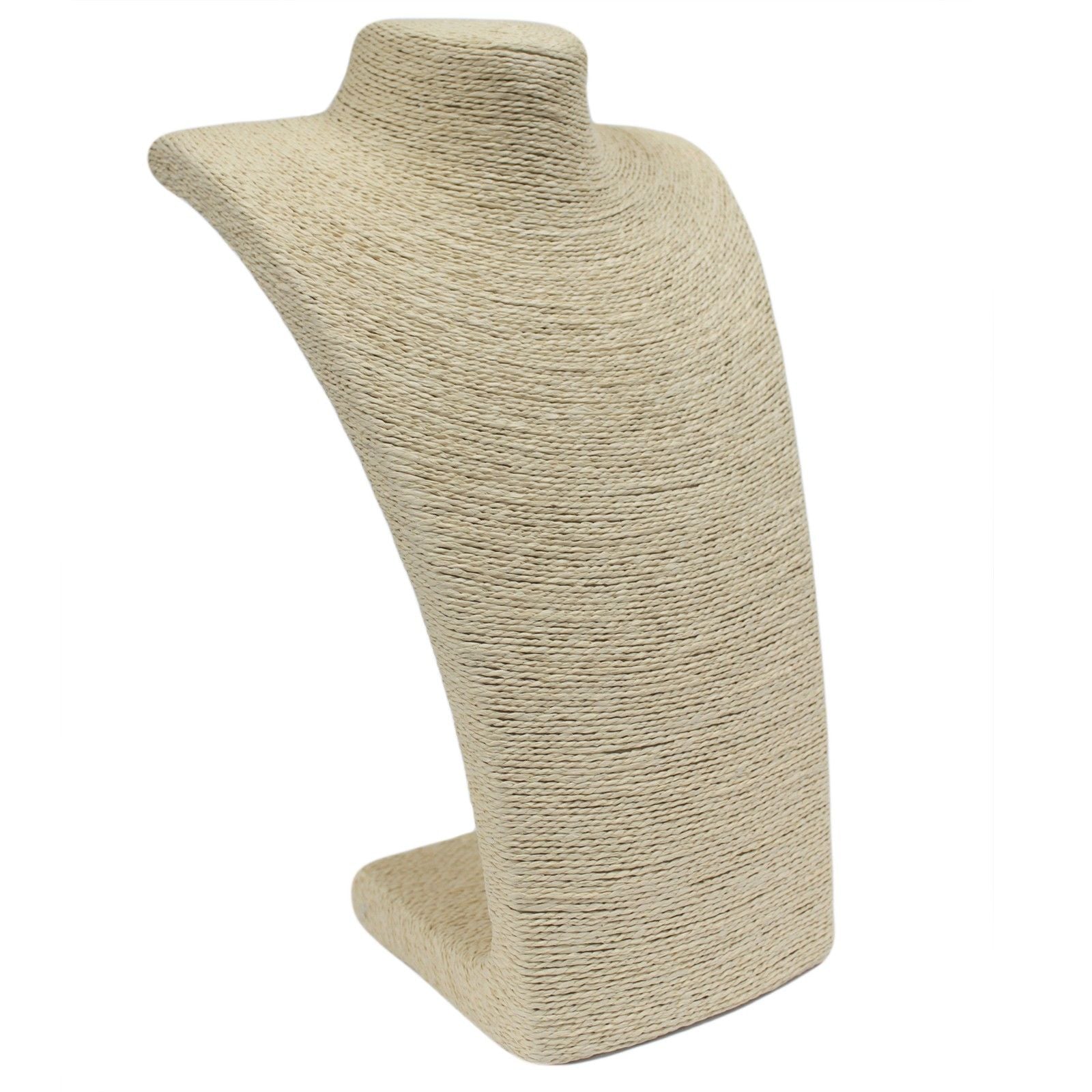 Large Cream Necklace Display Stand for Elegant Jewellery Showcase