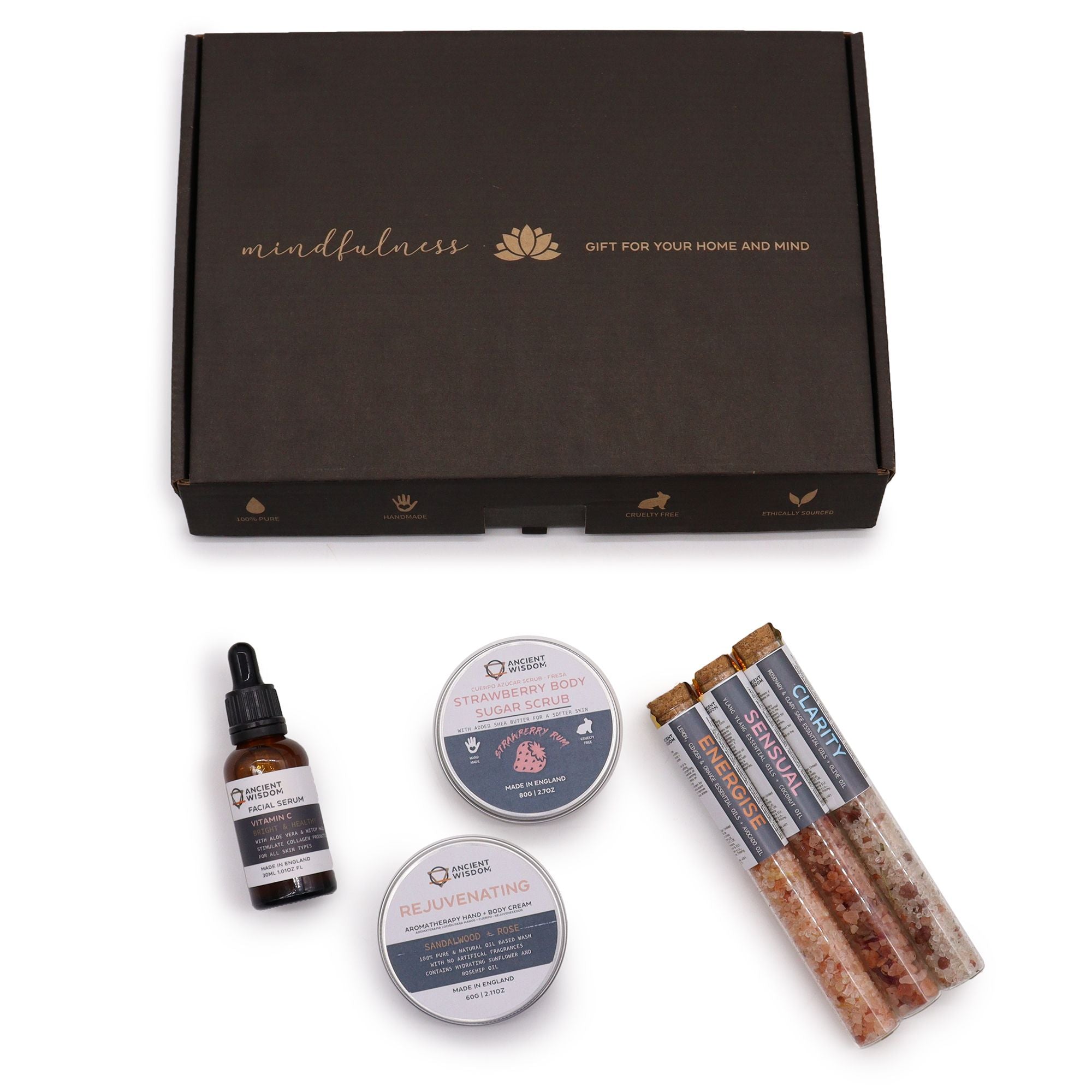 Serenity Essential Self Care Kit for Indulgence and Rejuvenation