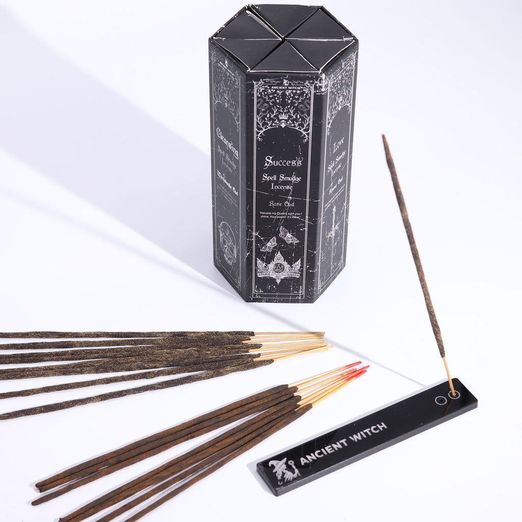 Pyramid Shape Display Incense Set of 5 Ancient Witch Scents and Spells