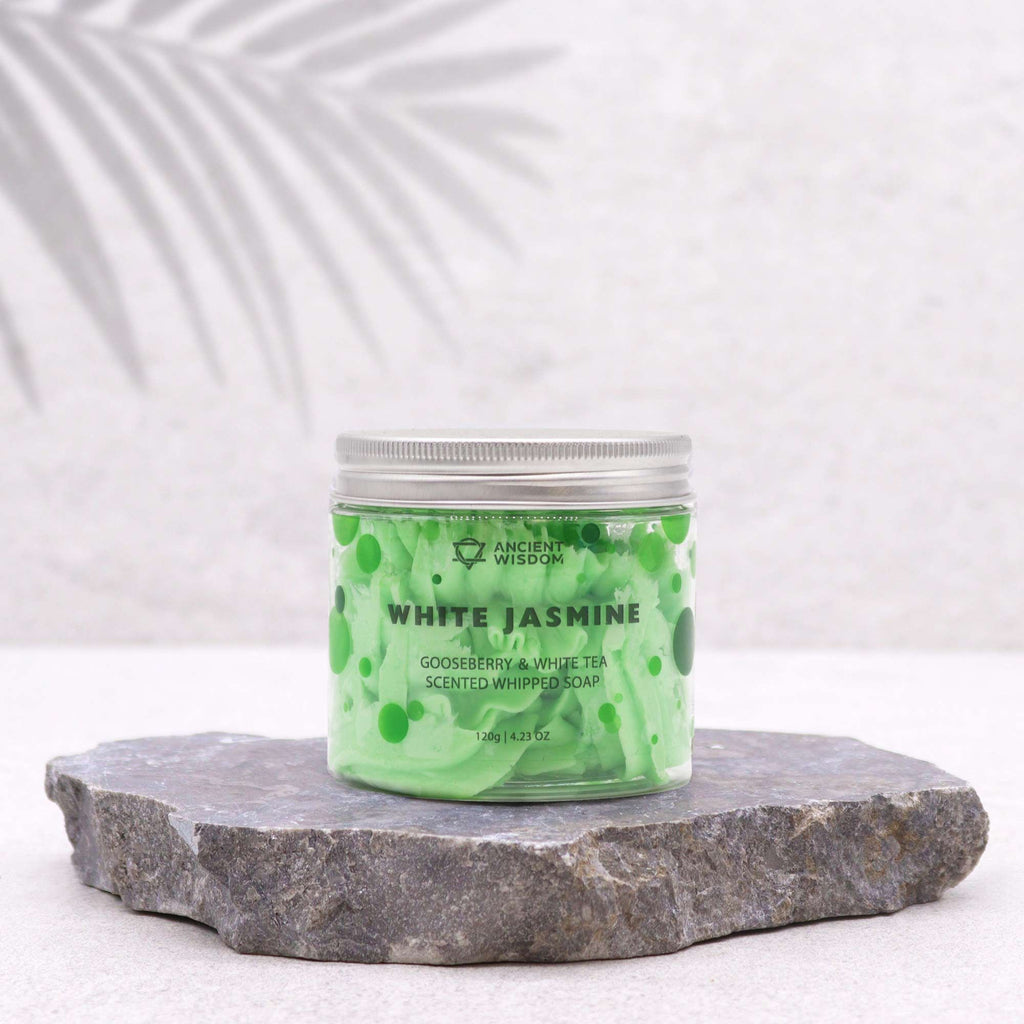 Gooseberry & White Tea Whipped Soap 120g for Luxurious Cleansing