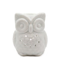 Classic White Tall Owl Oil Burner for Fragrance Oils and Wax Melts