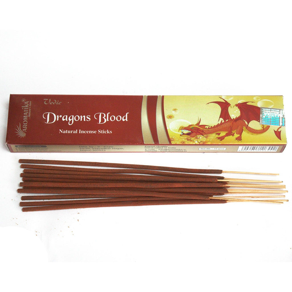 Vedic Incense Sticks Dragons Blood Enchanting Fragrance Box of 12