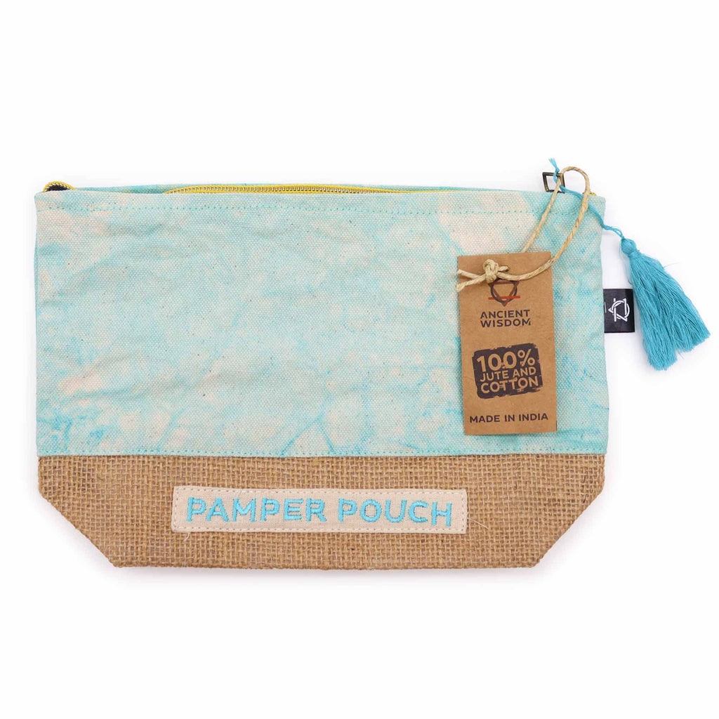 Pamper Pouch Blues Stonewash for Storing Self Care Essentials