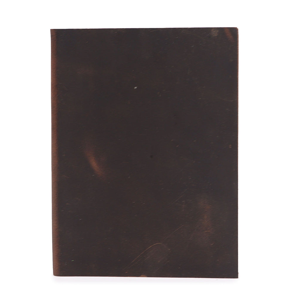 Black Tan Daily Note Book with 100 Lined Pages for Writing