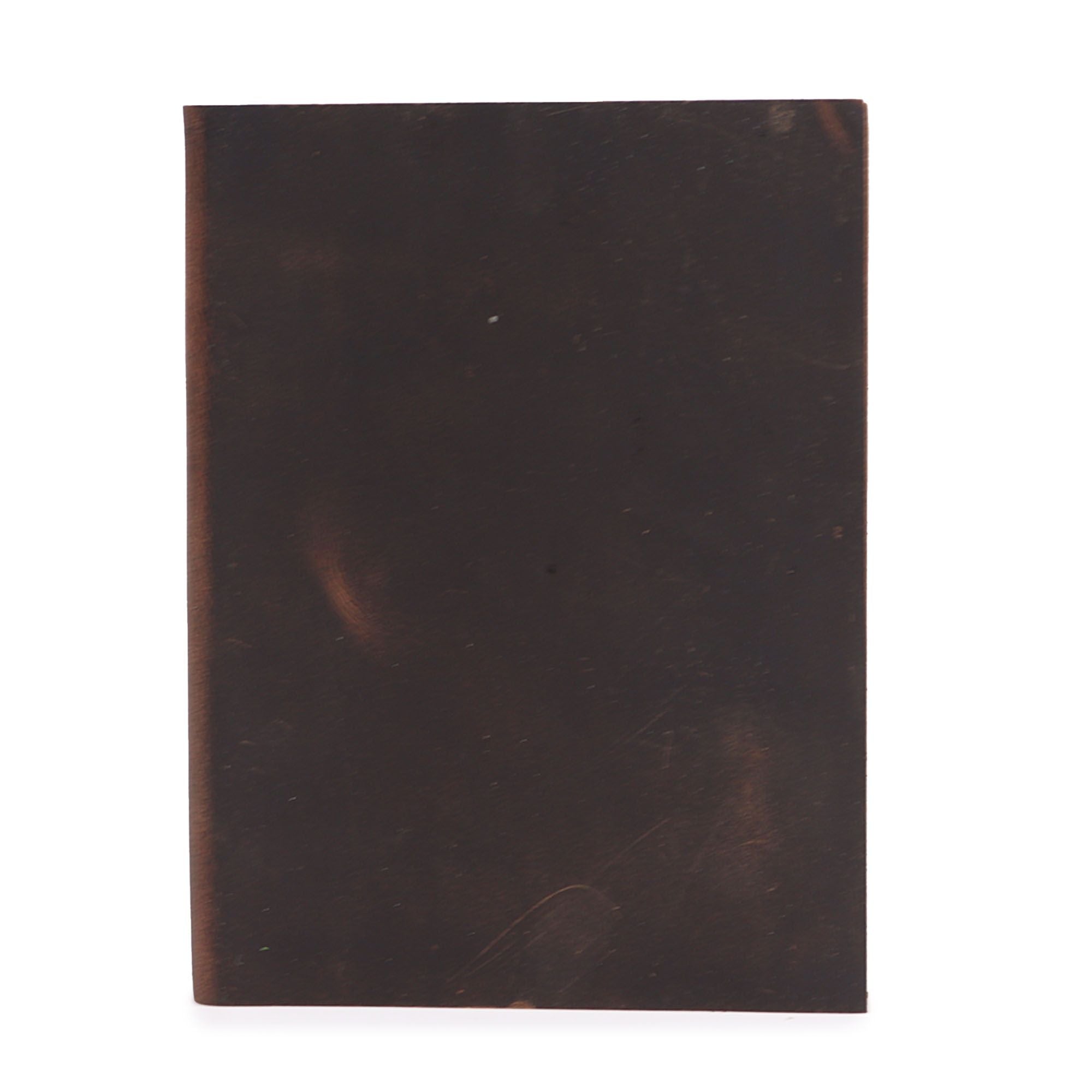Black Tan Daily Note Book with 100 Lined Pages for Writing
