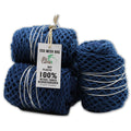 Pure Cotton Mesh Bag in Denim for Stylish Everyday Use