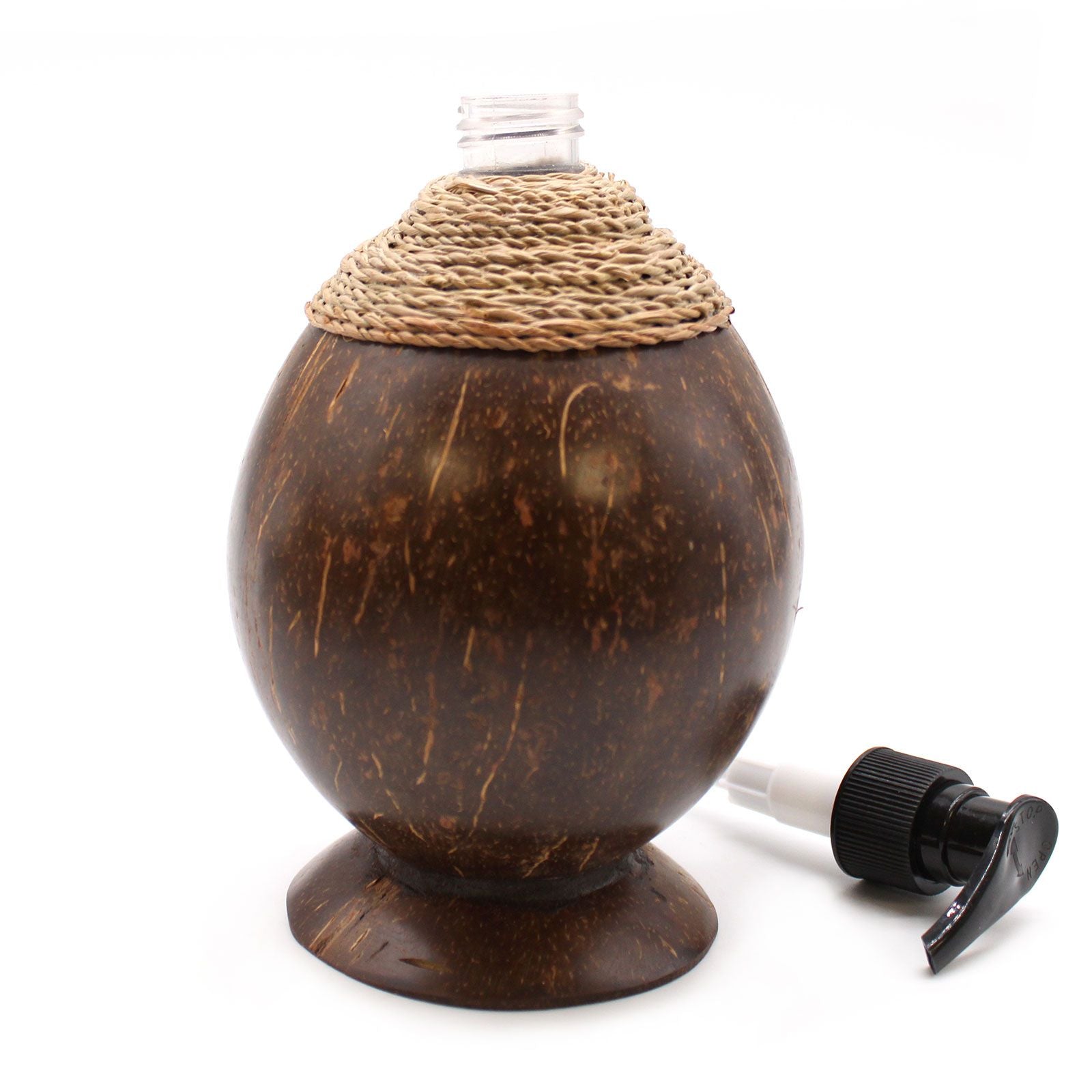Natural Coconut Soap Dispenser 150ml for Stylish Home Decor