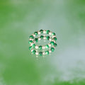 Nymph Spirit Gemstone Ring Set with Nature Inspired Design