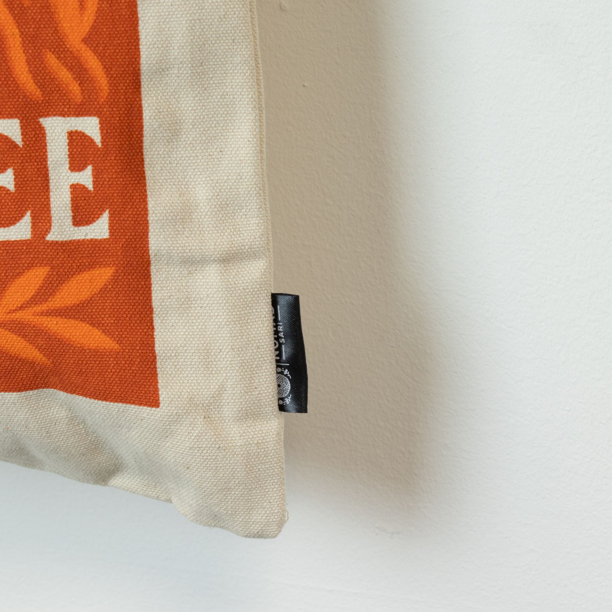 Nomad Sari Iconic Toni Tote Bag Stay Wild in Natural Cotton