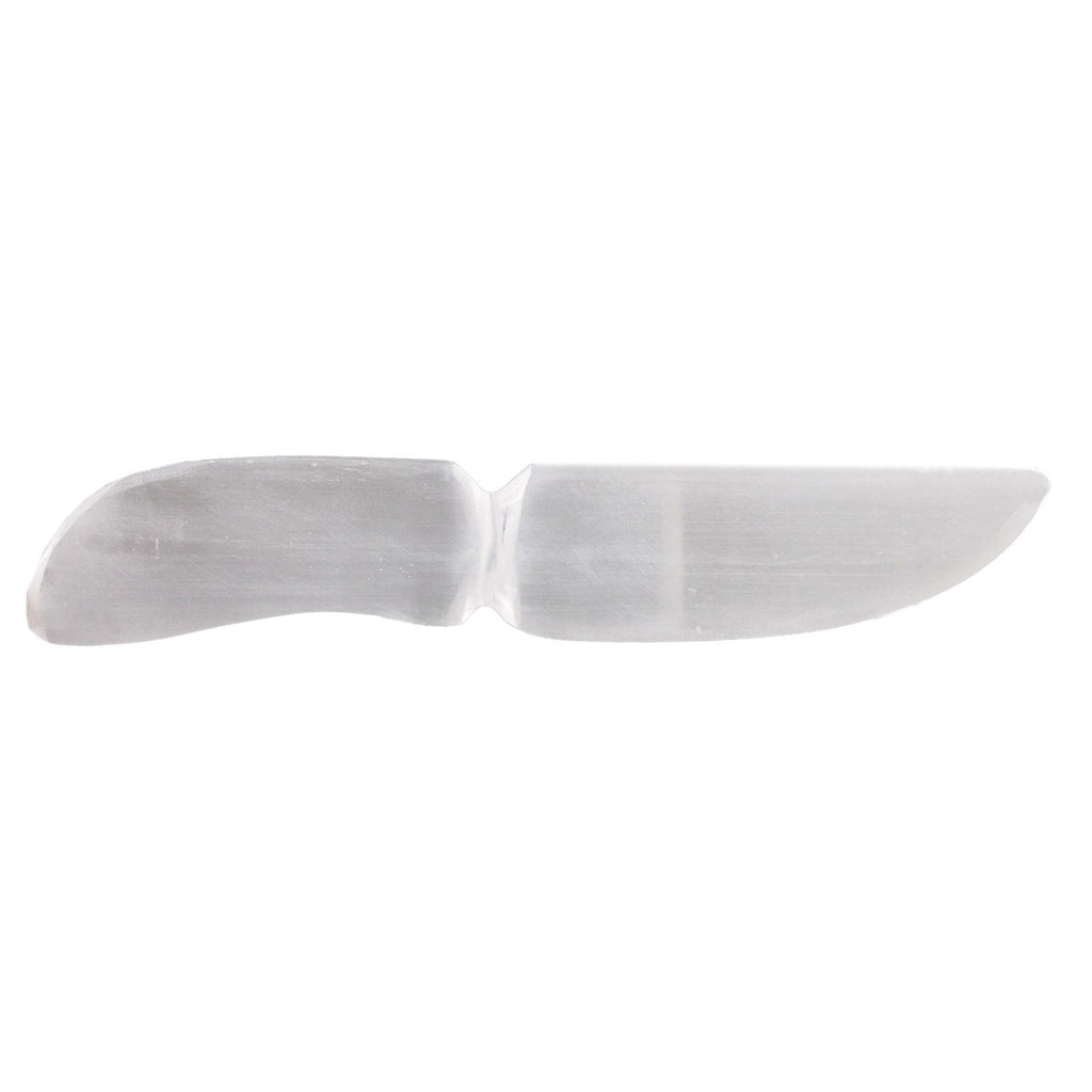 Selenite Ritual Knife Classic for Ceremonial Use and Display