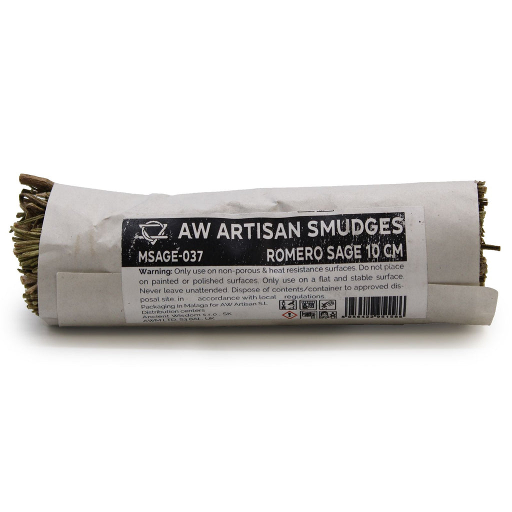 Romero Sage Smudge Stick 10 cm for Cleansing and Purifying Spaces
