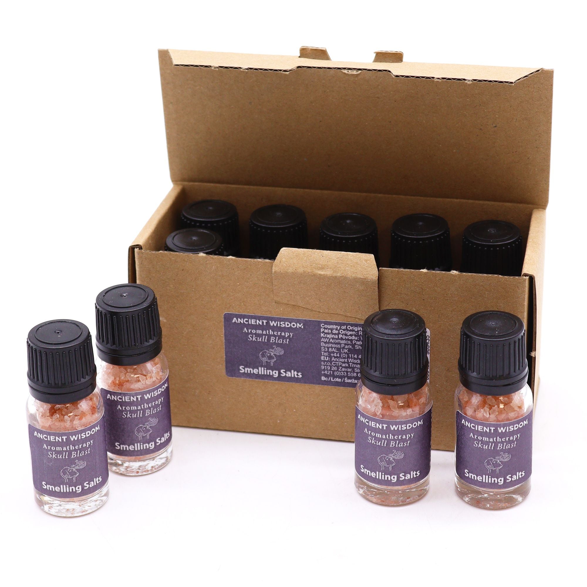 Skull Blast Aromatherapy Smelling Salt for Instant Energy Boost