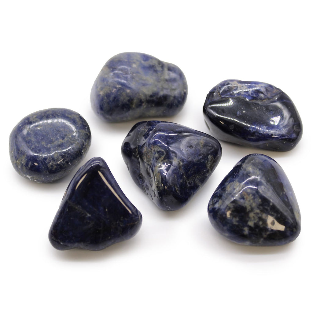 Large African Tumble Stones Sodalite Pure Blue for Home Decor