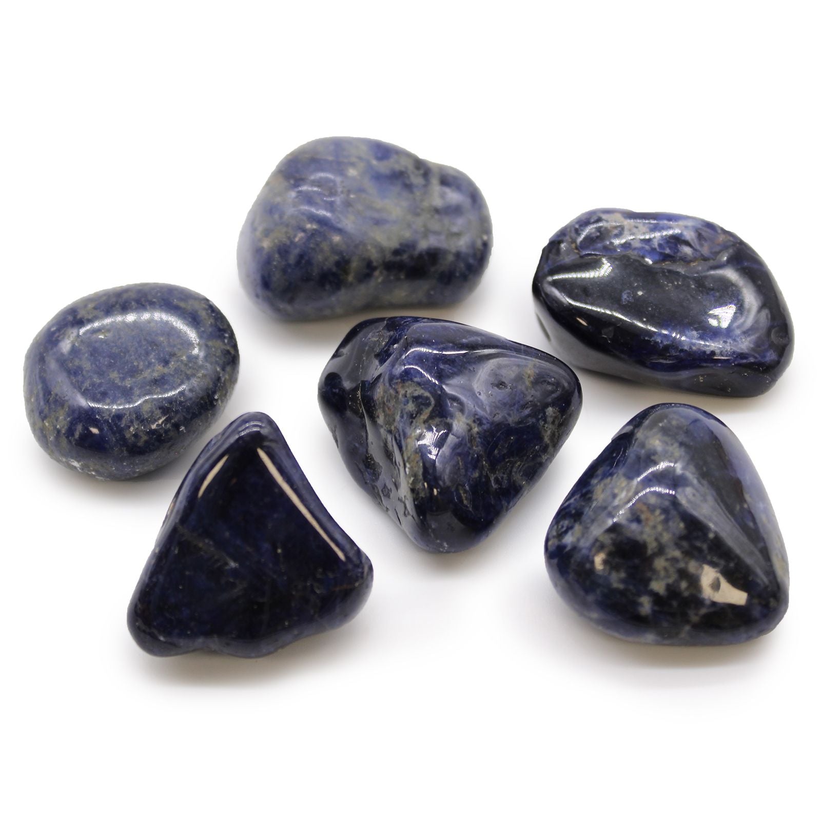 Large African Tumble Stones Sodalite Pure Blue for Home Decor