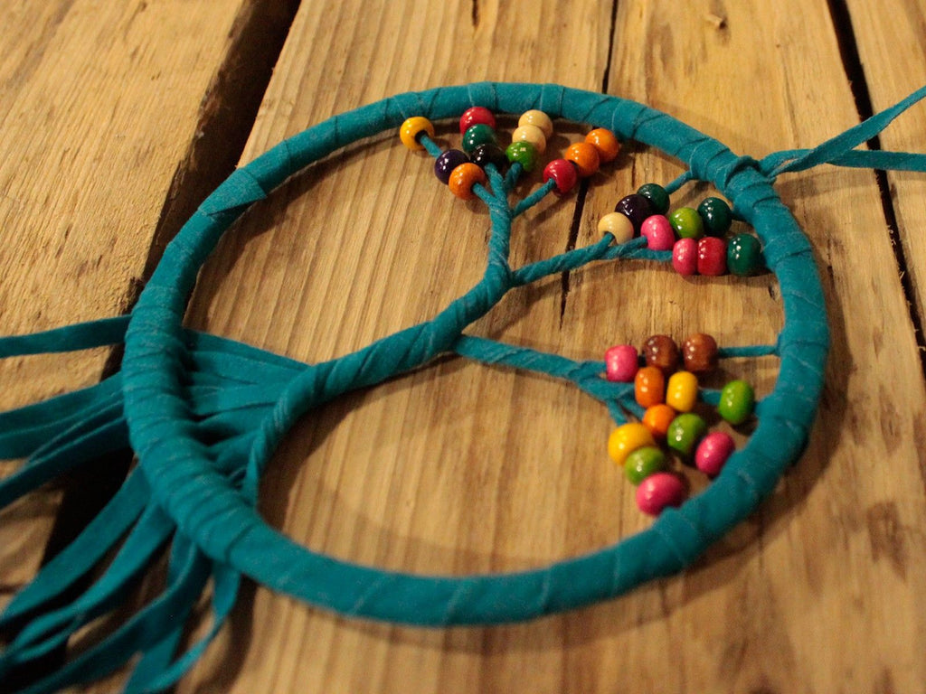 Tree of Life Dreamcatcher 12cm Assorted for Boho Home Decor