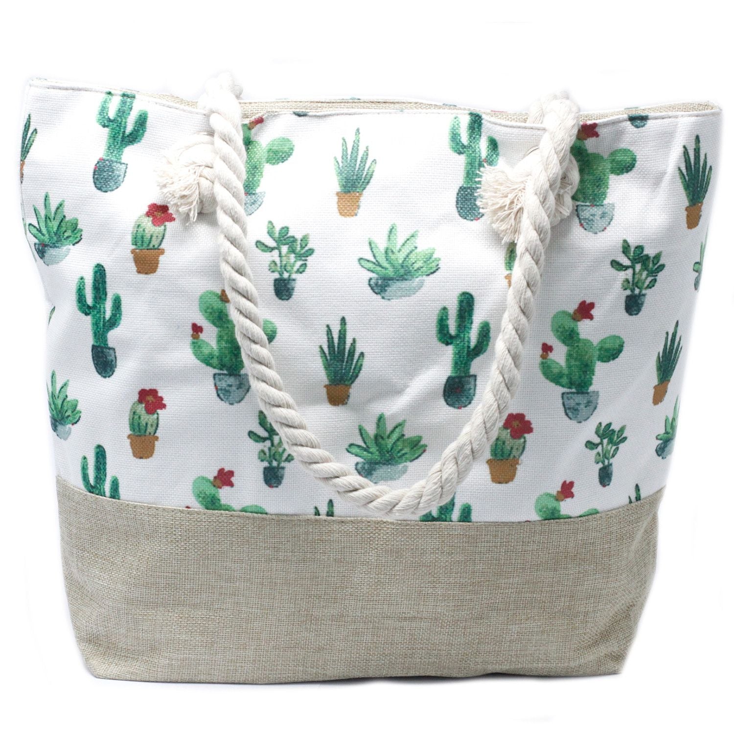 Mini Cactus Design Rope Handle Bag for Trendy Beach Outings Now