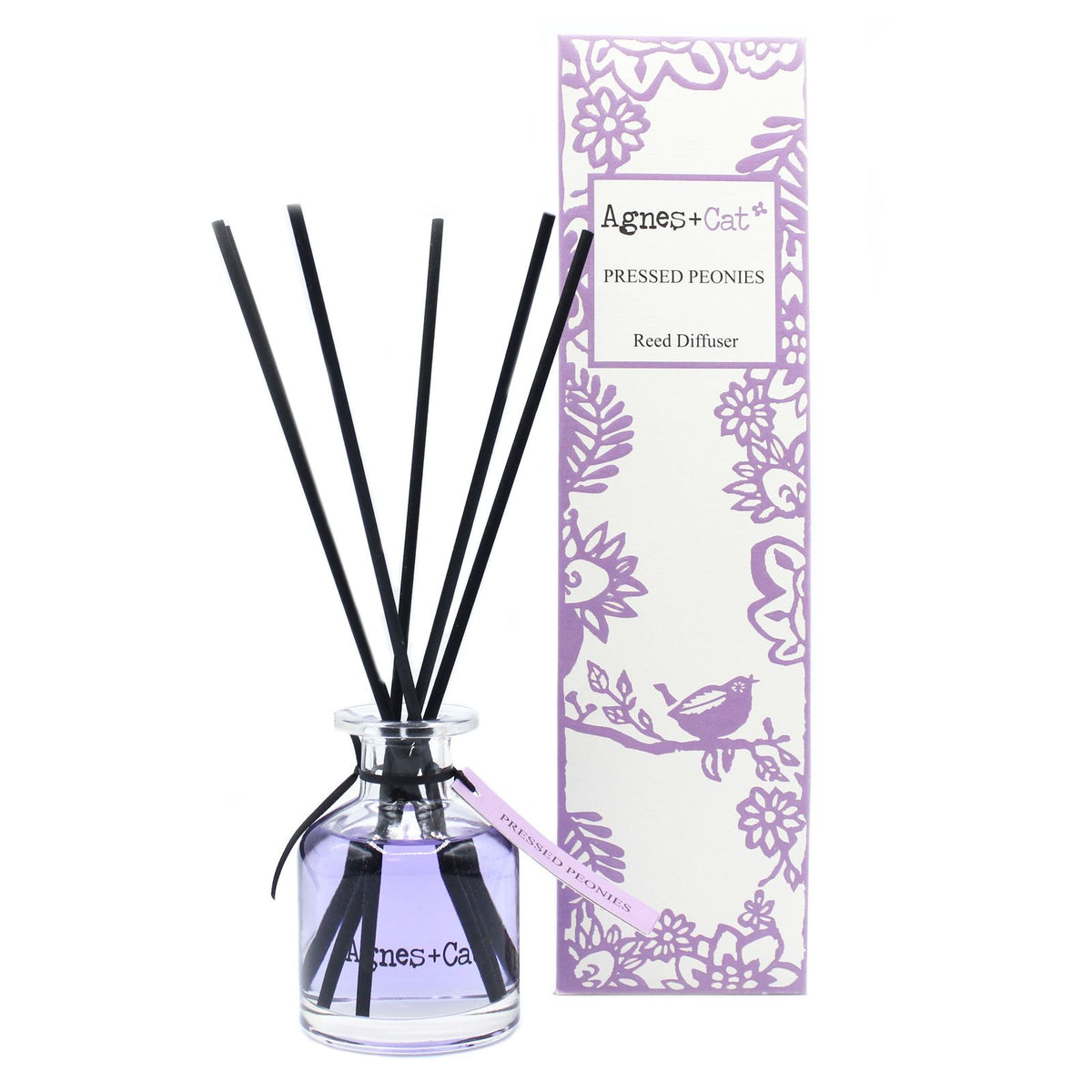 Agnes + Cat 140ml Reed Diffuser - Pressed Peonie