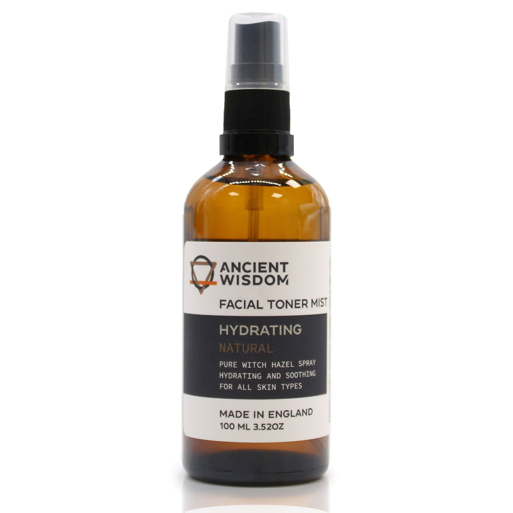 Pure Witch Hazel Facial Toner Mist 100ml for Refreshing Hydration
