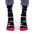 Hop Hare Bamboo Socks S/M Skulls and Bones Design for Comfort