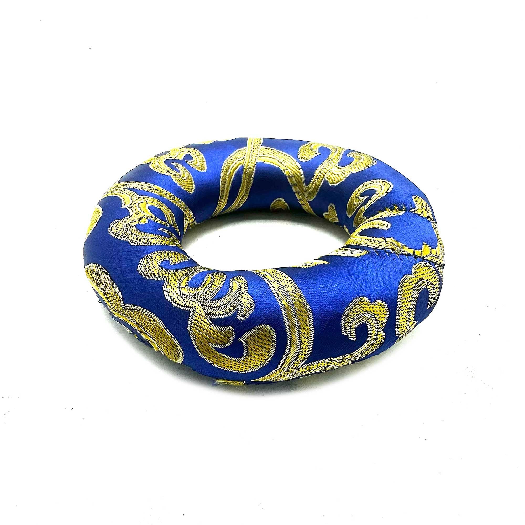 Blue Hoop Cushion 10cm for 12 to 14cm Singing Bowls Accessory