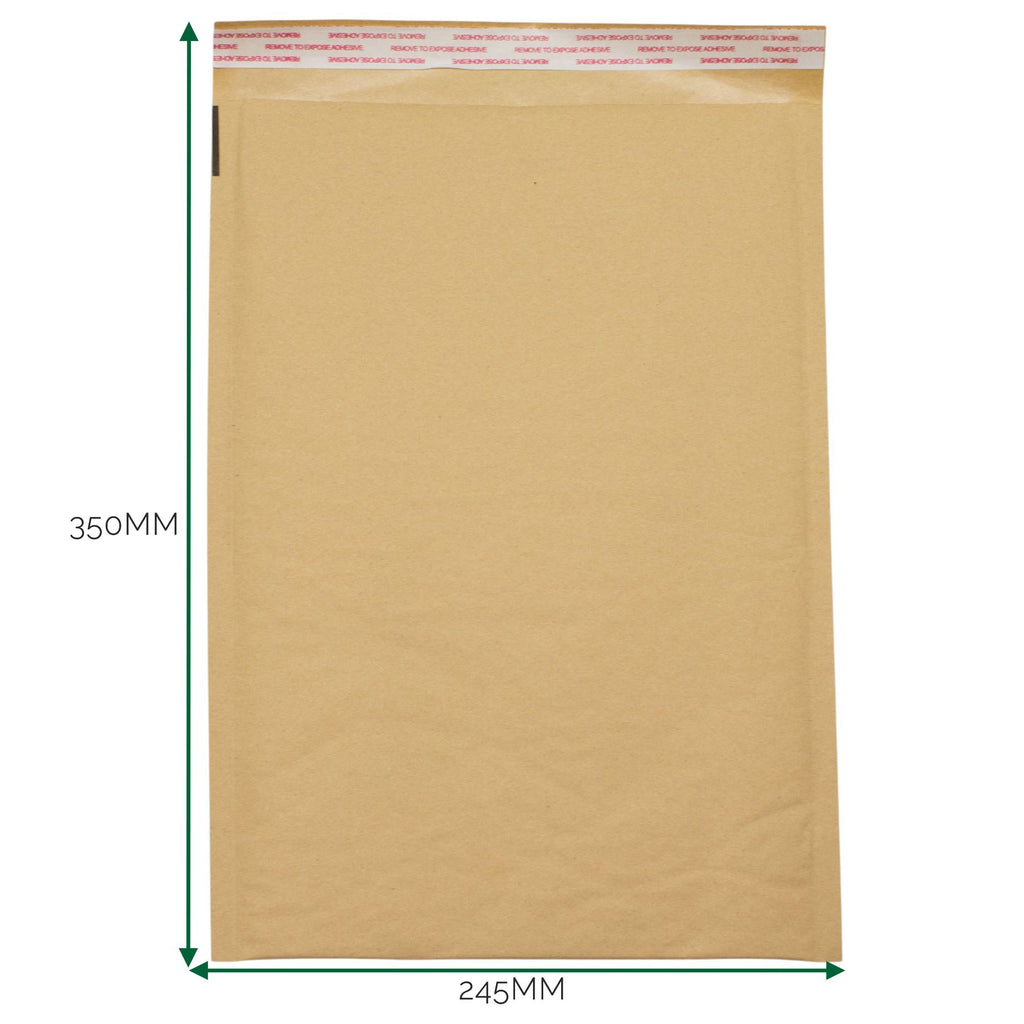 Kraft Padded Bubble Envelope for Secure Mailing 245x350+40mm