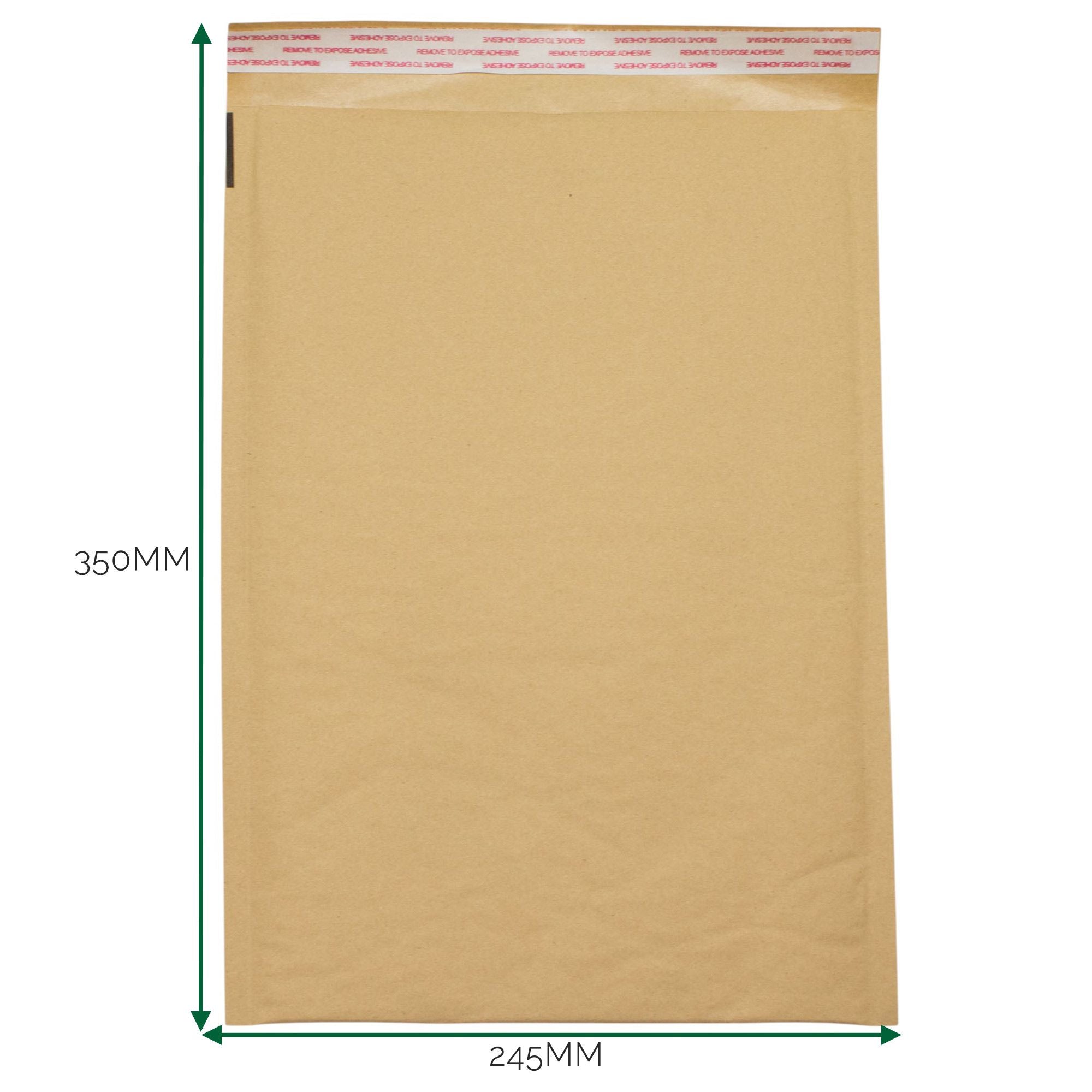 Kraft Padded Bubble Envelope for Secure Mailing 245x350+40mm