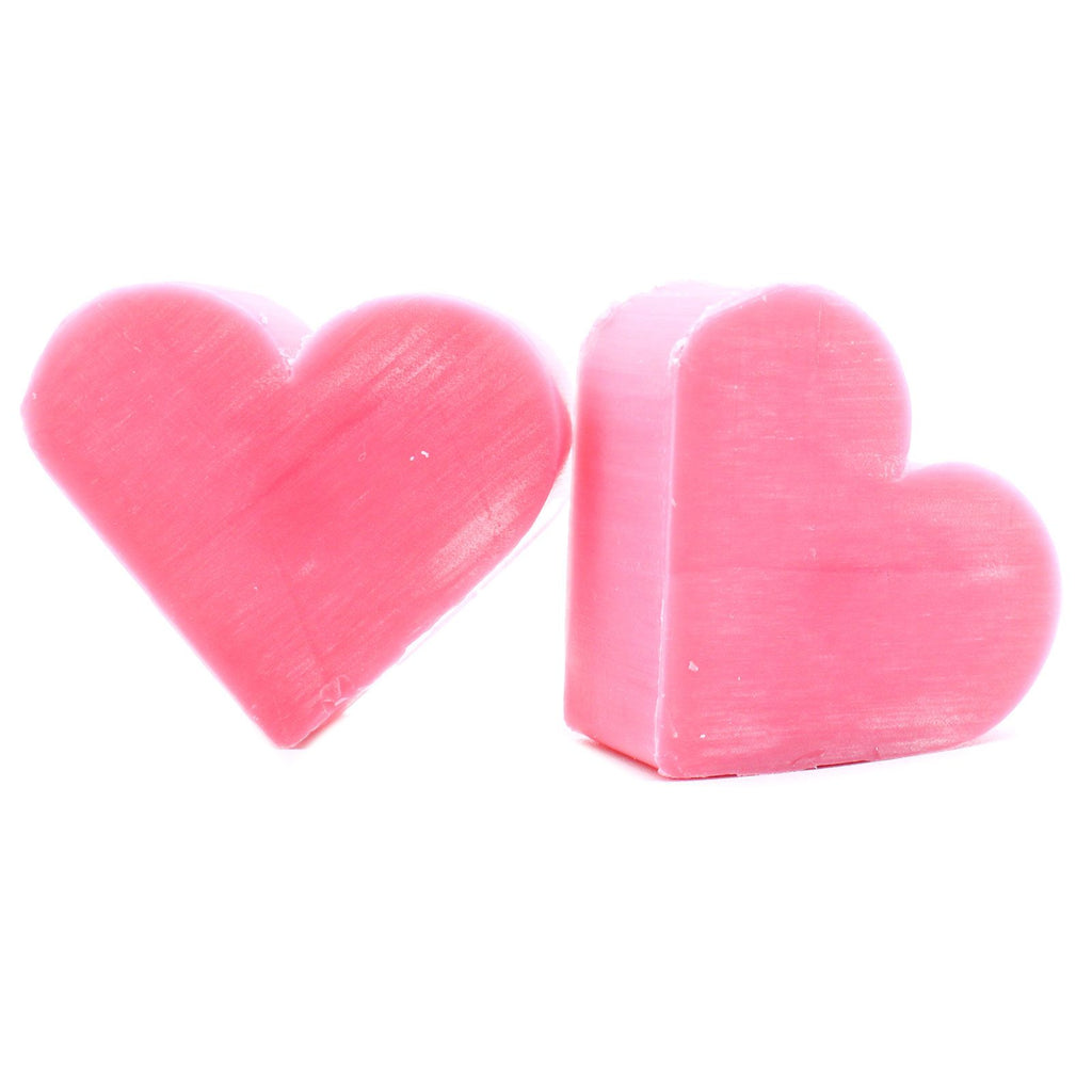 Heart Guest Soap Wild Rose Set of 10 Ideal for Your Bathroom Decor