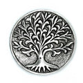 Polished Aluminium Tree of Life Incense Holder for Elegant Decor