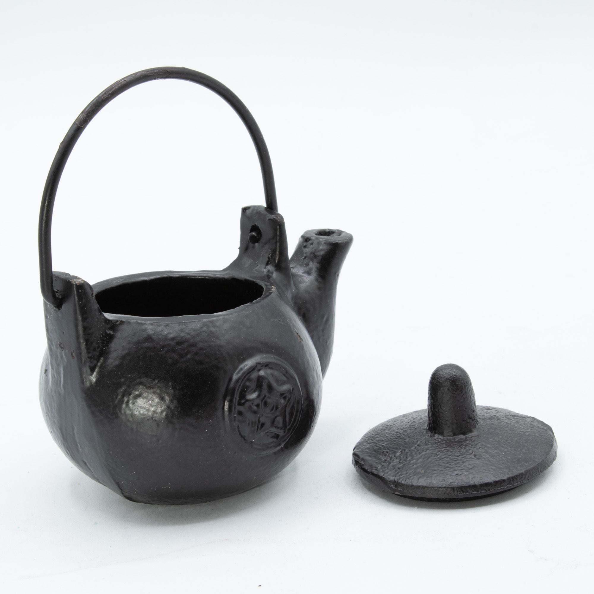 Small Cast Iron Ritual Pot with Pentagon for Incense and Herbs