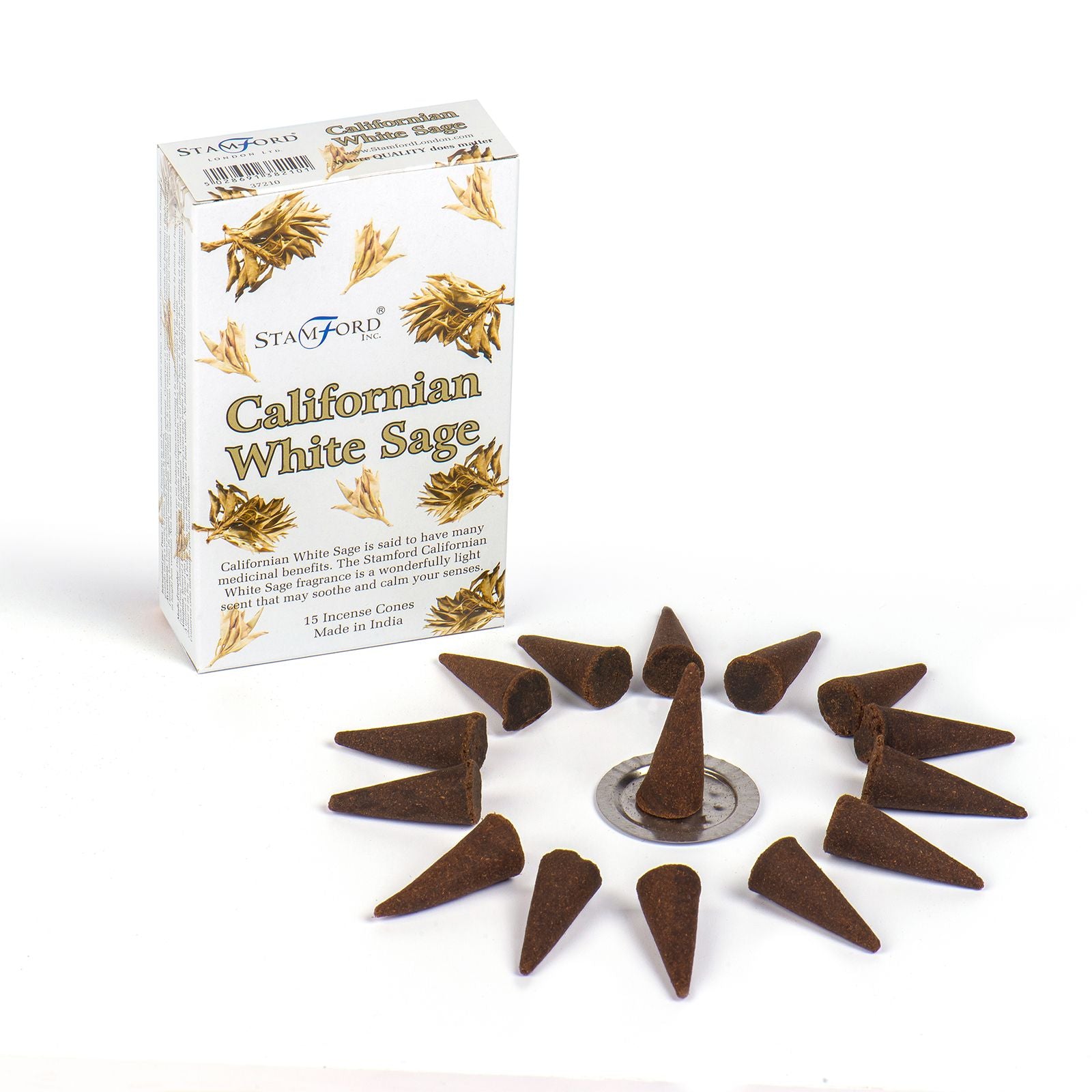Californian White Sage Cones for Invigorating Home Fragrance