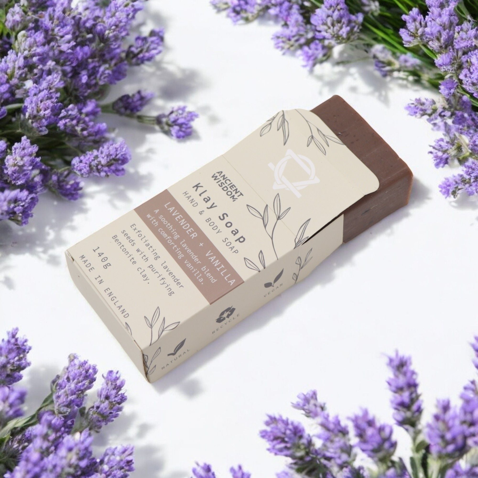 Klay Soap Lavender & Vanilla for Deep Cleansing and Purifying
