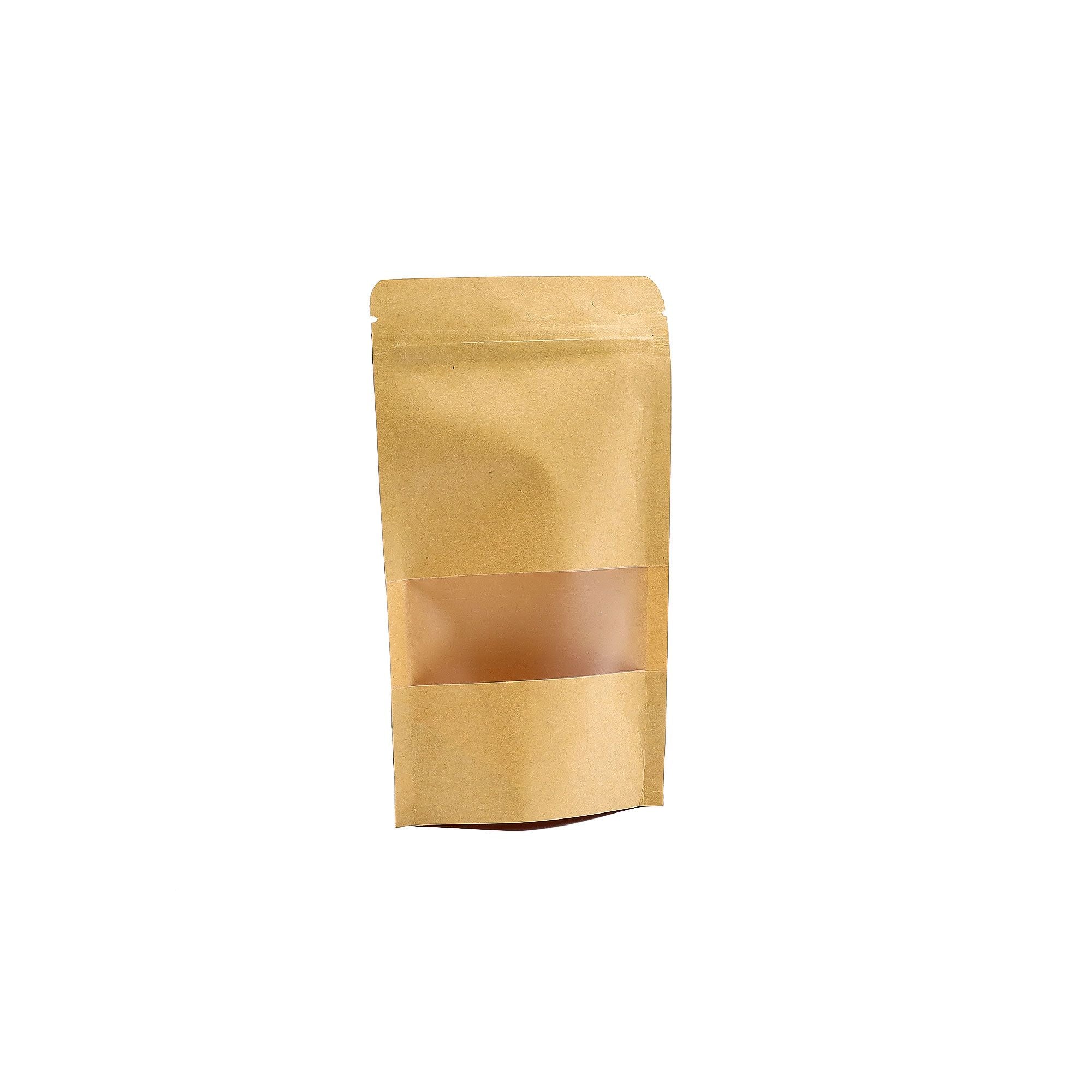 Kraft Window Bag 12x20 cm for Versatile Packaging Solutions