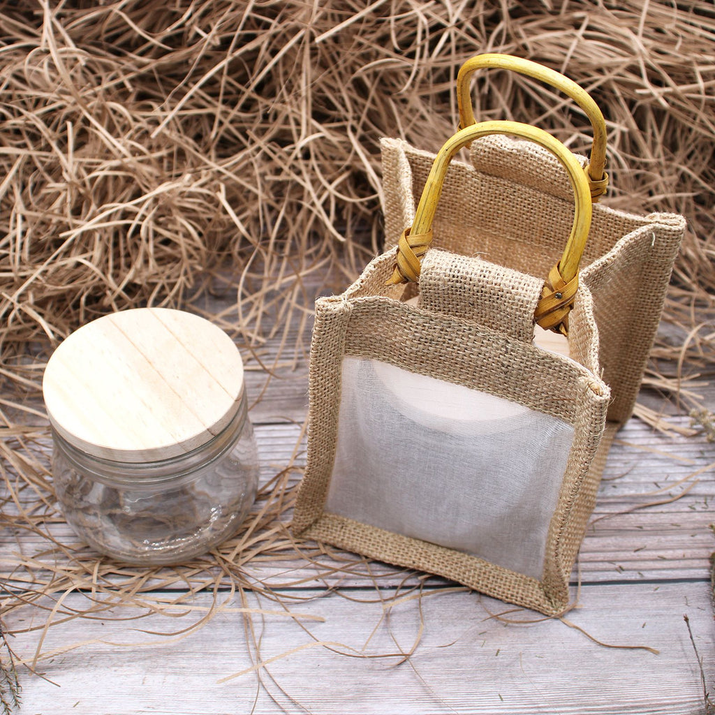 One Jar 100% Natural Jute Gift Bag for Eco Friendly Gifting
