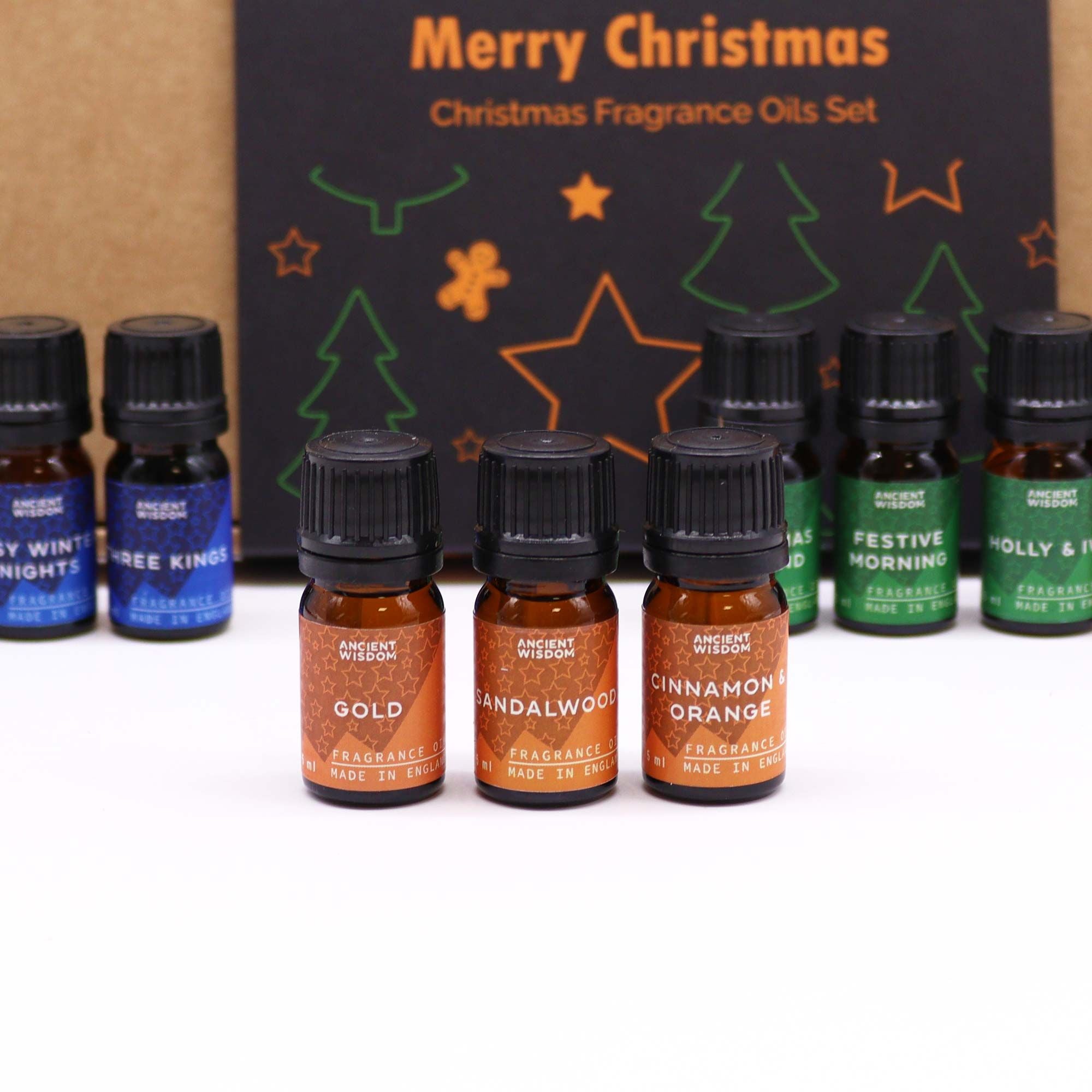 Holy Scents of Christmas Fragrance Set with 12 Festive Oils