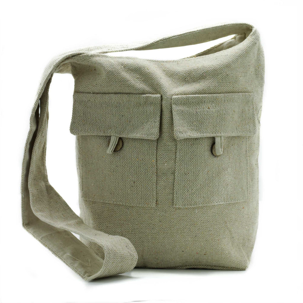 Natural Tones Large Two Pocket Bags for Everyday Use and Style