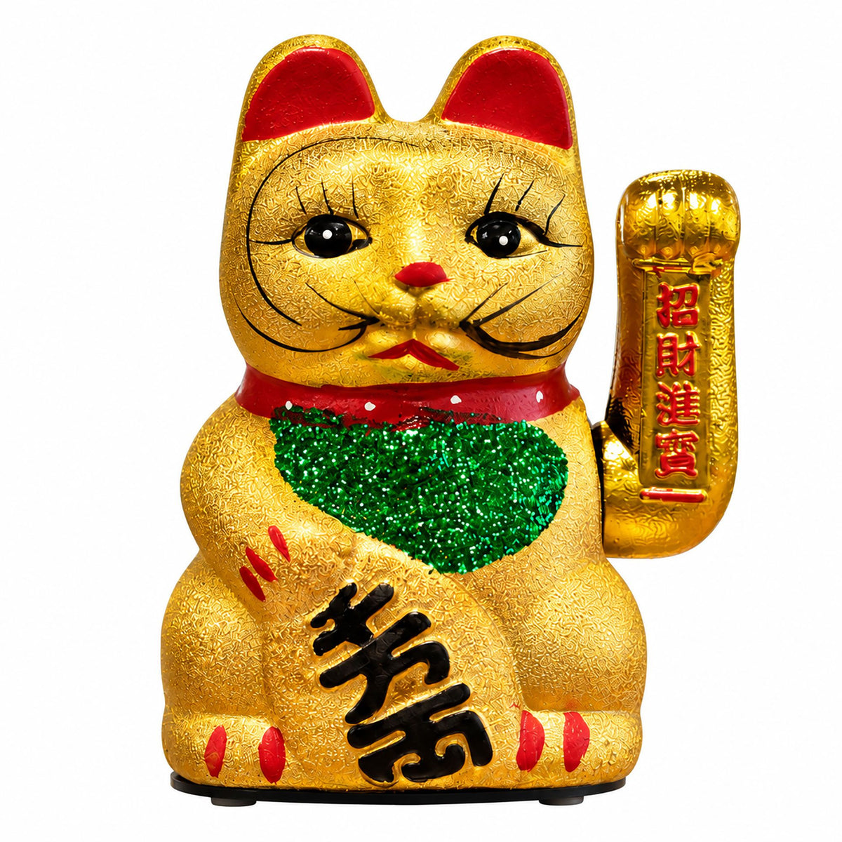 Japanese Lucky Money Cat Ornament – Classic Gold