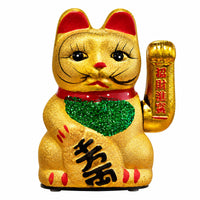 Japanese Lucky Money Cat Ornament – Classic Gold