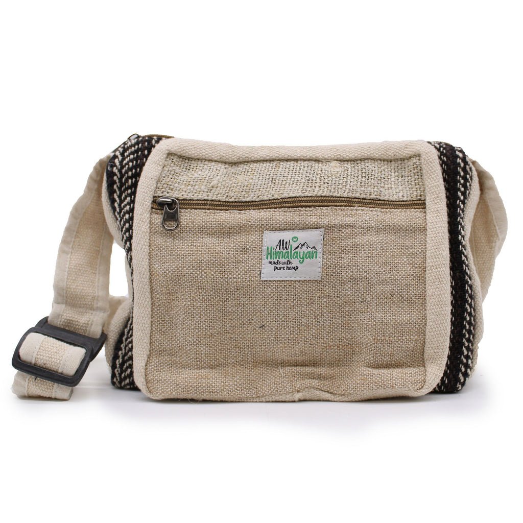 Messenger Bag in Assorted Colours Made from Hemp and Cotton