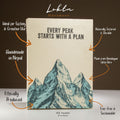 Lokta Inspiration Notebook Every Peak Large with Bookmark 21x15cm