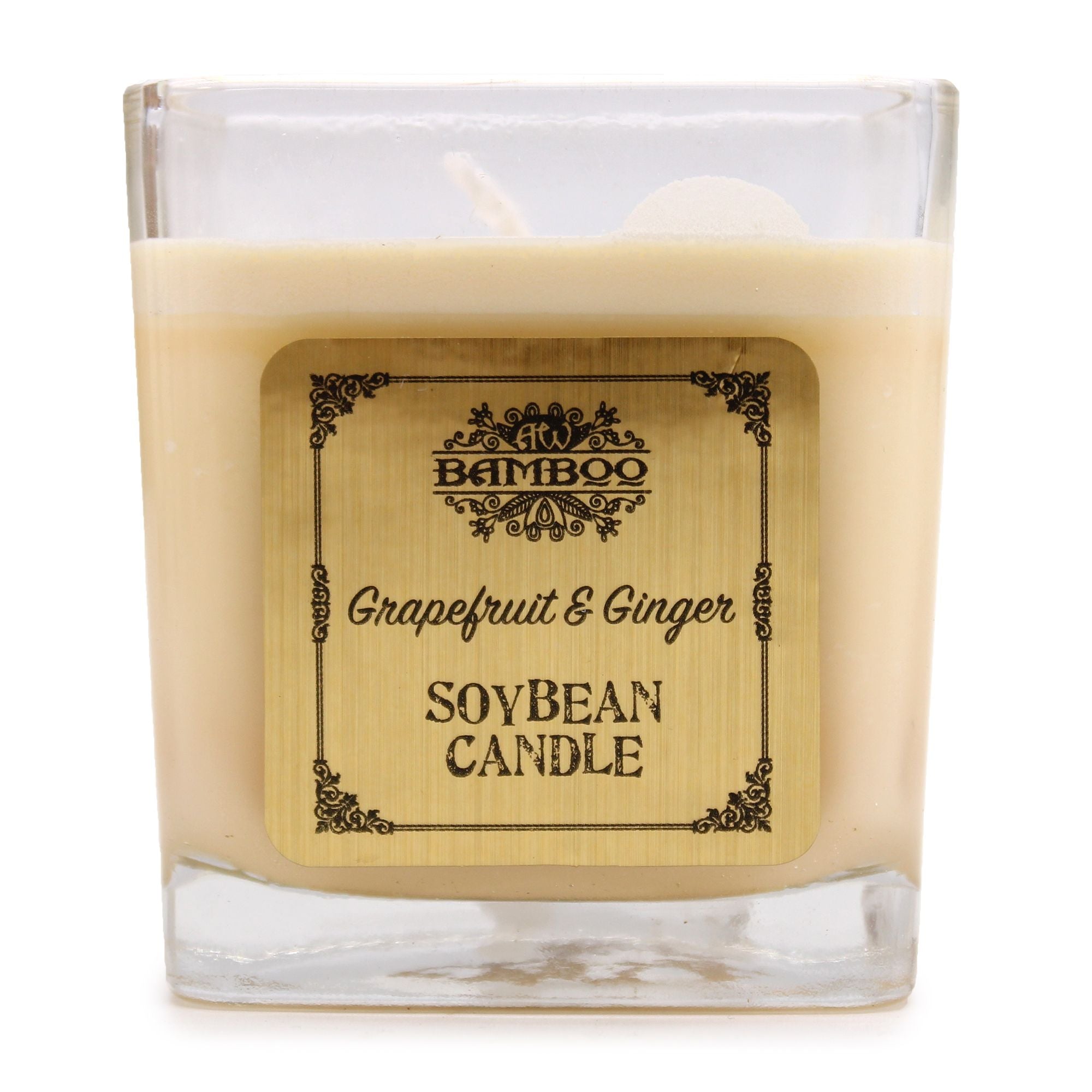 Soybean Jar Candles Grapefruit and Ginger in Recycled Glass Jar