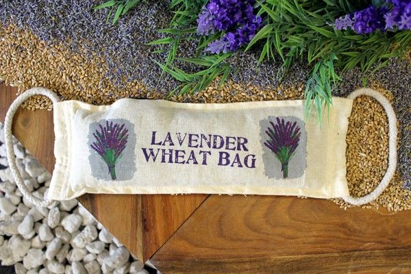 Natural Cotton Wheat Bags with Lavender for Comfort and Relaxation