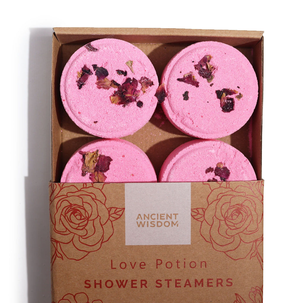 Zen Shower Steamers Love Potion Wellness Gift Set for Relaxation