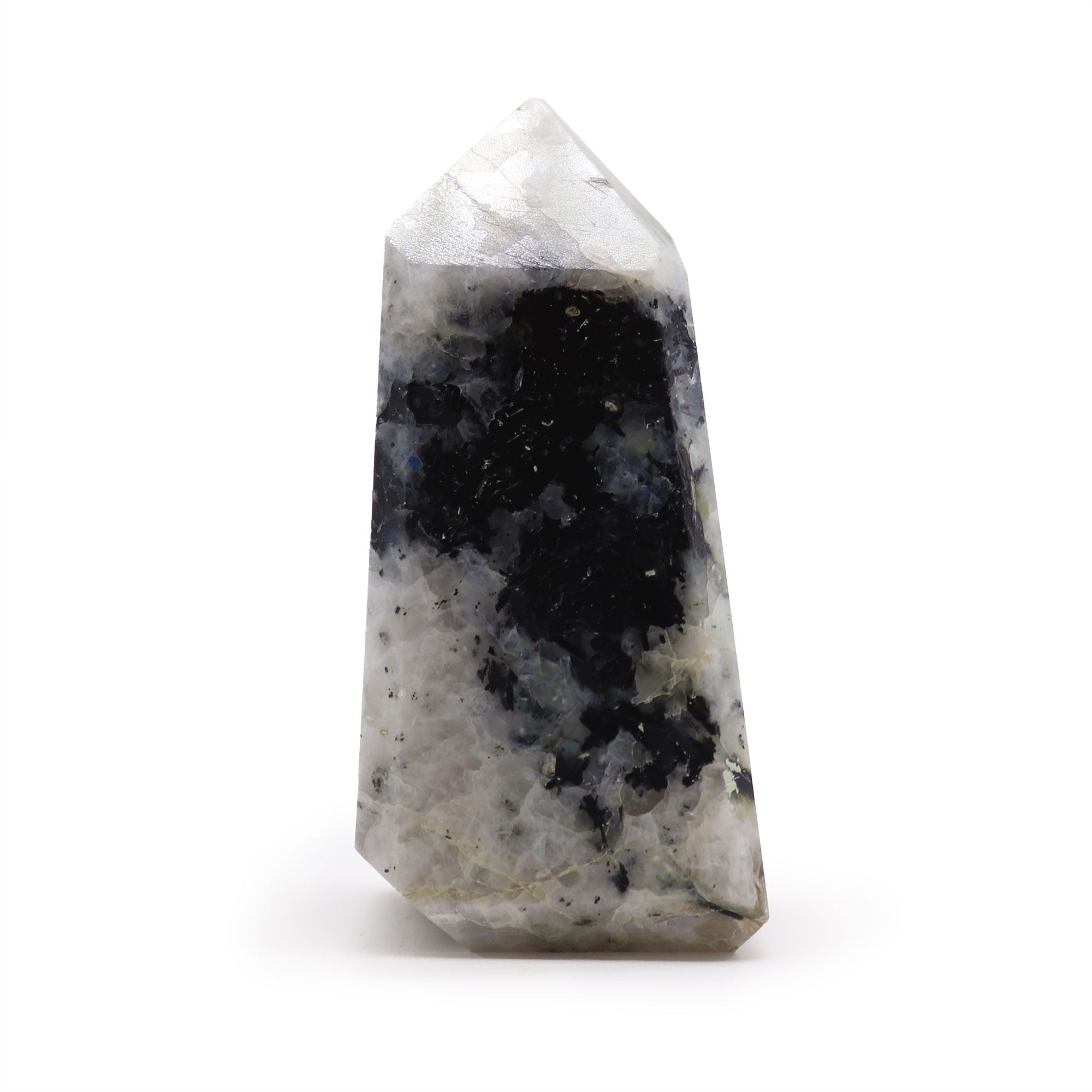Indian Moonstone Gemstone Points Unique Decorative Crystals Set