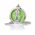 Aromatherapy Diffuser Necklace Hand of Fatima 30mm Unique Design