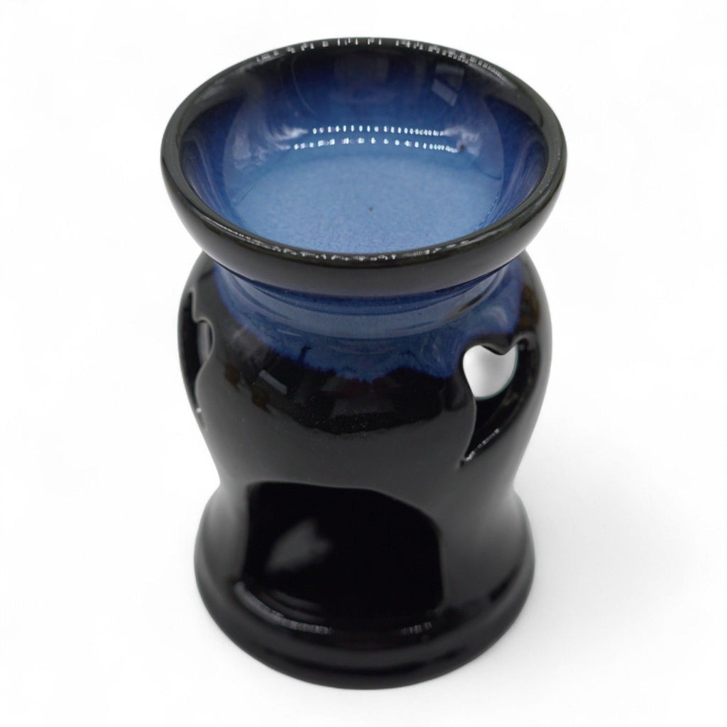 Classic Rustic Oil Burner with Heart Cut Out for Home Fragrance