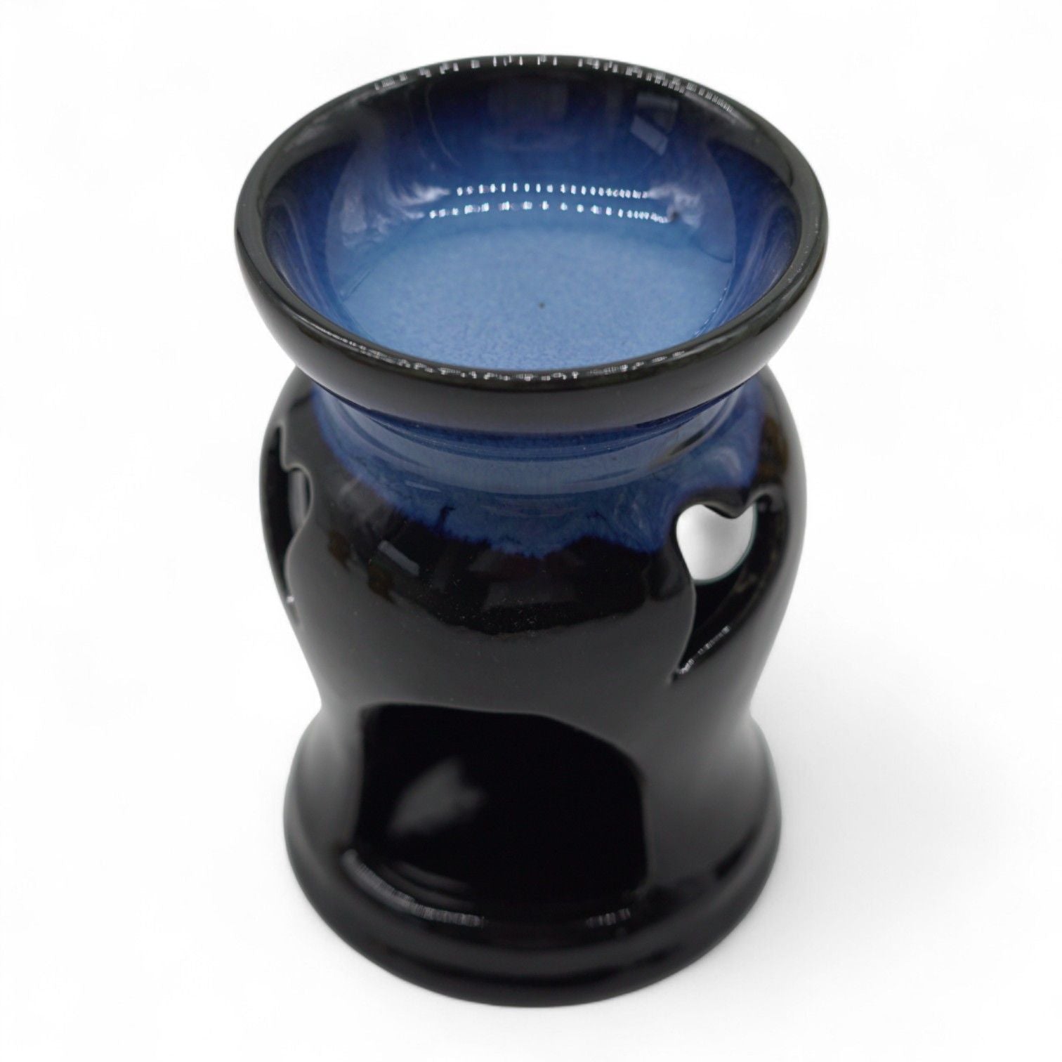 Classic Rustic Oil Burner with Heart Cut Out for Home Fragrance